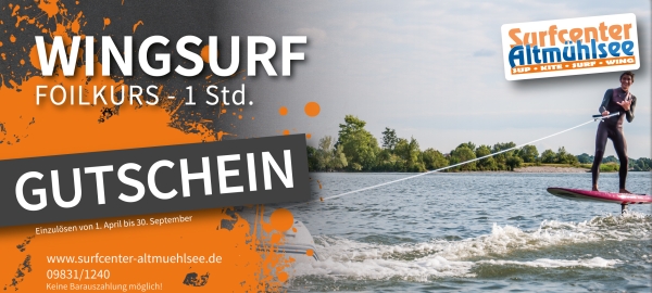 Wingsurf-Foilkurs - Gutschein